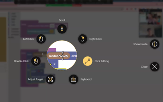 Eye gaze cursor control interface